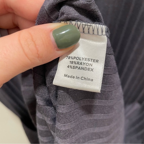 NWT Evereve Women's Teagan Knotted Dress Oxide Ribbed Wrap Dress - size M - Picture 6 of 7